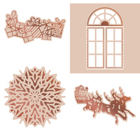 Couture Creations Highland Christmas Cut, Foil & Emboss Die Collection Bundle