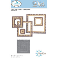 Elizabeth Craft Designs Die Fitted Frames 2 Lace Squares by Els van de Burgt Studio