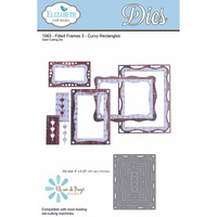 Elizabeth Craft Designs Die Fitted Frames 3 Curvy Rectangles by Els van de Burgt