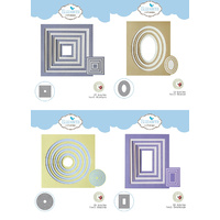 Elizabeth Craft Designs Die Bundle Garden Notes Stitched Collection by Susan Tierney-Cockburn