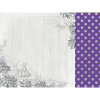 Kaisercraft 12x12" Double Sided Paper Christmas Jewels Winter Wonderland with Foil