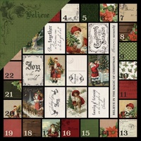 Kaisercraft Letters to Santa 12x12" Double Sided Scrapbook Paper Believe in the Magic