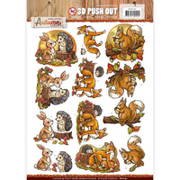 Find It Trading Autumn Colors Decoupage Punchout Sheet Animals by Yvonne Creations