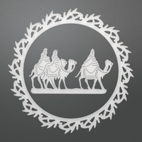 Ultimate Crafts It's Beginning to Look a Lot Like Christmas Die Wreathed Wise Men Layering