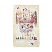 Prima Mixed Media Watercolour Pencils 12pk Hair & Skin Tones by Julie Nutting