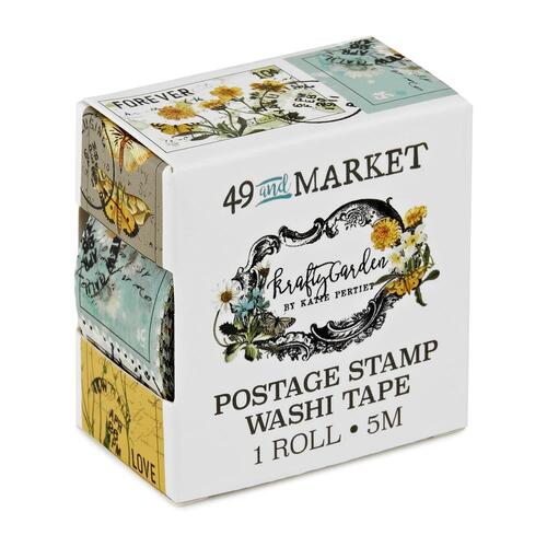 49 and Market Krafty Garden Postage Stamp Washi Tape