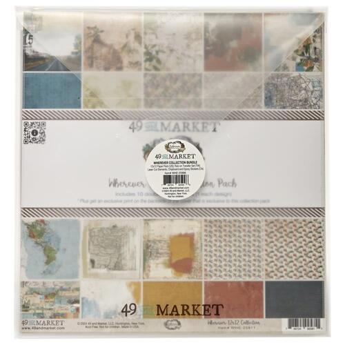 49 and Market Wherever Collection Bundle with Custom Chipboard