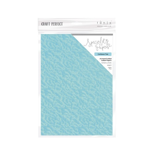 Craft Perfect Caribbean Tide A4 Hand Crafterd Cotton Paper