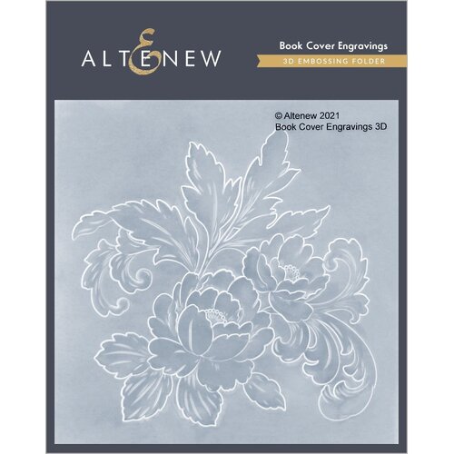 Altenew Book Cover Engravings 3D Embossing Folder