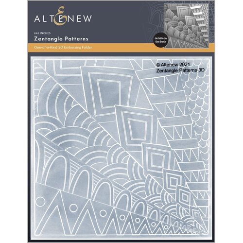 Altenew Zentangle Patterns 3D Embossing Folder