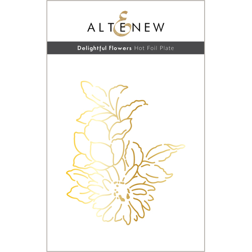 Altenew Delightful Flowers Hot Foil Plate