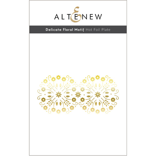 Altenew Delicate Floral Motif Hot Foil Plate