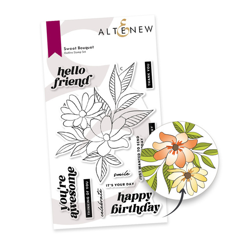 Altenew Sweet Bouquet Stamp Set