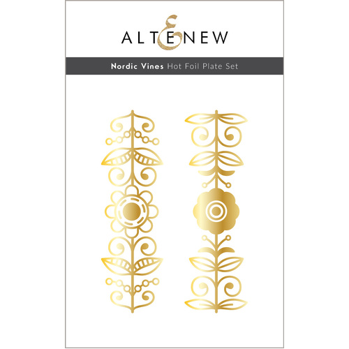 Altenew Nordic Vines Hot Foil Plate Set