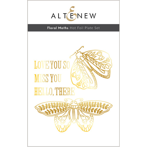 Altenew Floral Moths Hot Foil Plate