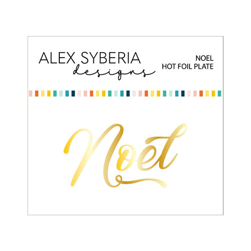 Alex Syberia Noel Hot Foil Plate