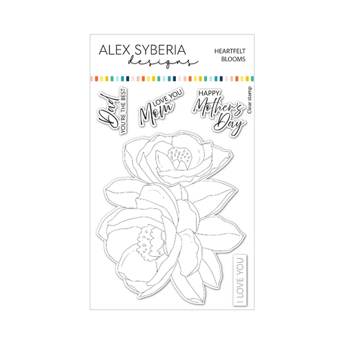 Alex Syberia Heartfelt Blooms Stamp Set 4*6