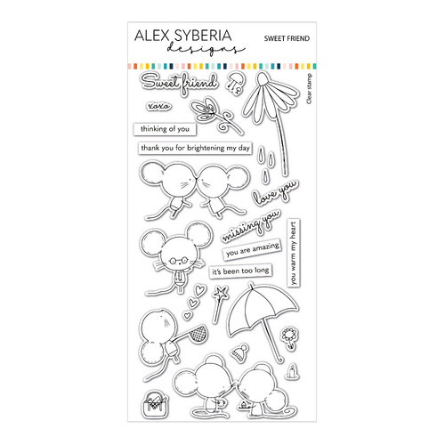Alex Syberia Sweet Friend Stamp Set 4*8