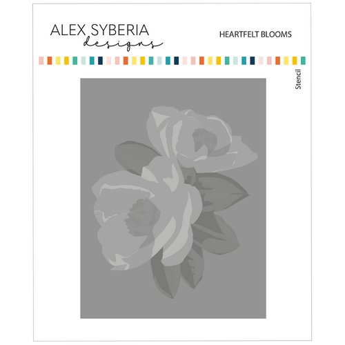Alex Syberia Heartfelt Blooms Stencil Set (6 )