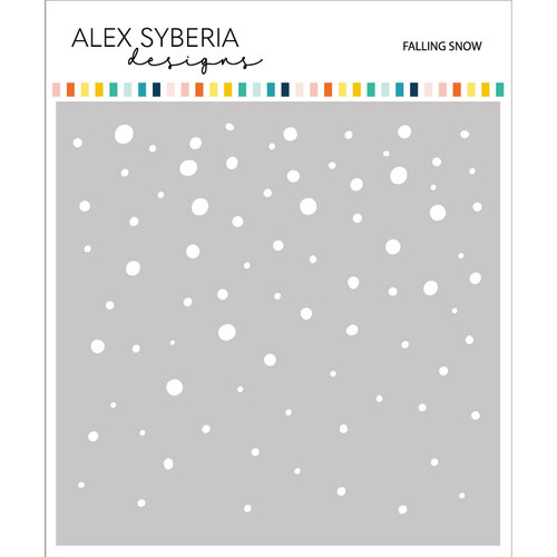 Alex Syberia Falling Snow Stencil