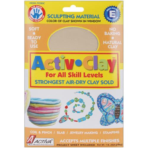 Activ-Clay White Air-Dry Clay 454g