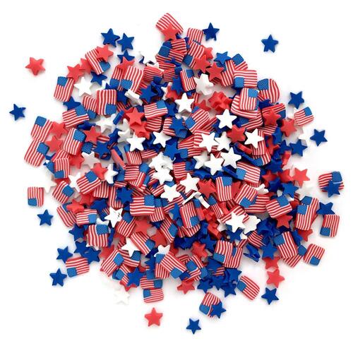 Buttons Galore Old Glory Sprinkletz Embellishments