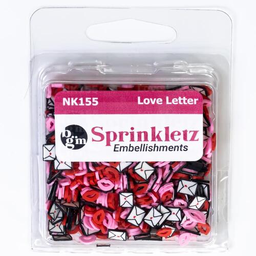Buttons Galore Love Letter Sprinkletz Embellishments