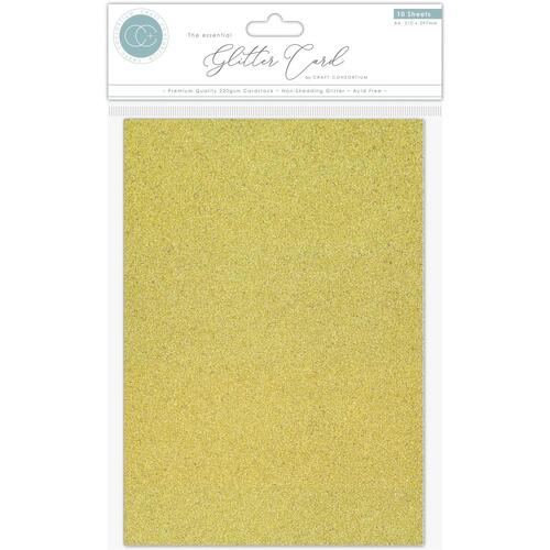 Craft Consortium Gold The Essential A4 Glitter Card
