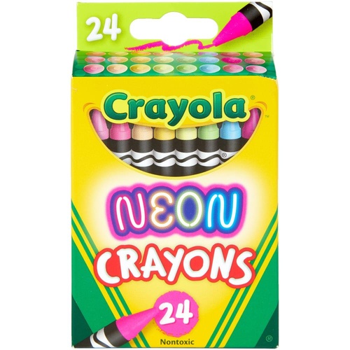 Crayola Neon Crayons 24pk