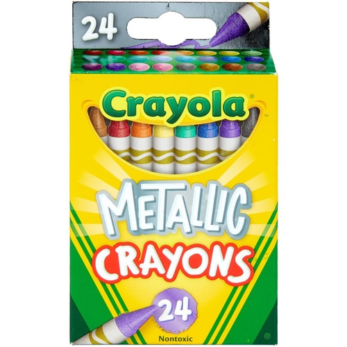 Crayola Metallic Crayons 24pk