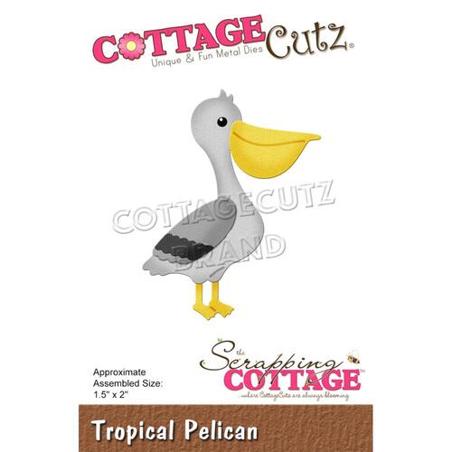 Cottage Cutz Die Tropical Pelican 