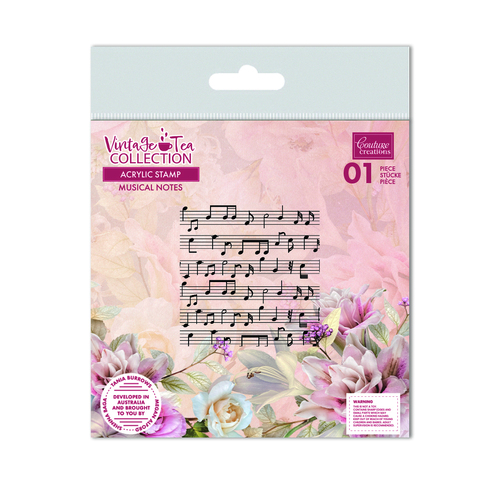 Couture Creatiions Musical Notes Stamp