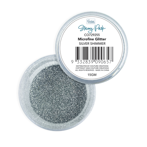 Couture Creations Microfine Glitter - Silver Shimmer - 15gm