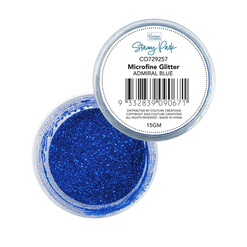 Couture Creations Microfine Glitter - Admiral Blue - 15gm