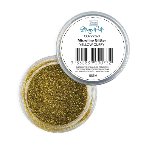 Couture Creations Microfine Glitter - Yellow Curry - 15gm