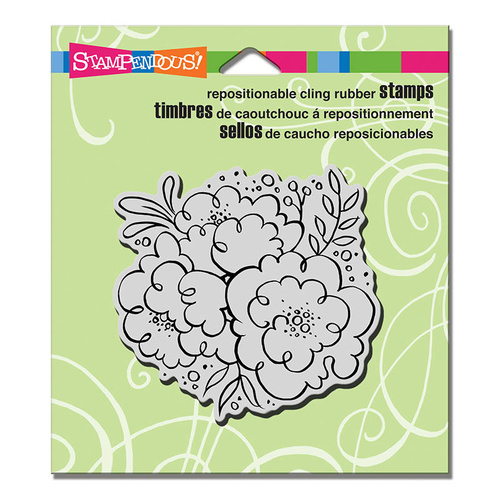 Stampendous Cling Stamp Blossom Trio 