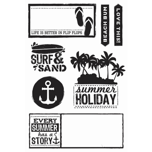Kaisercraft Clear Stamp Sandy Toes 