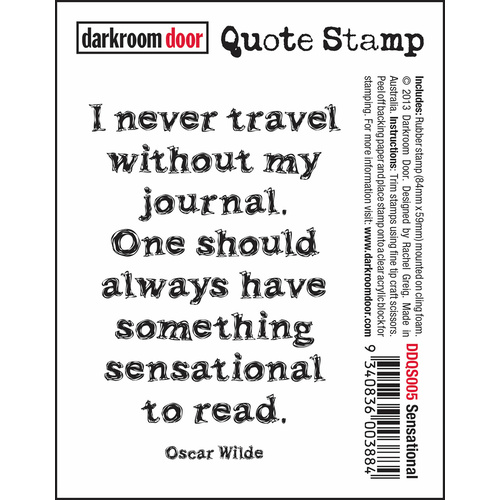 Darkroom Door Sensational Quote Stamp 
