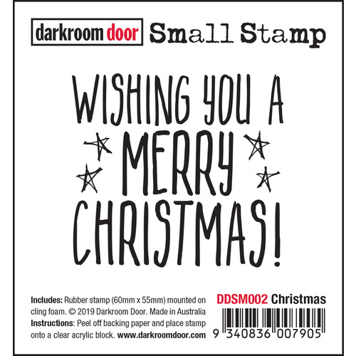 Darkroom Door Christmas Small Stamp