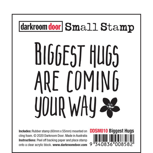 Darkroom Door Biggest Hugs Small Stamp