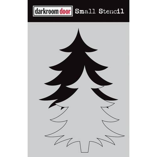 Darkroom Door Small Stencil Christmas Tree