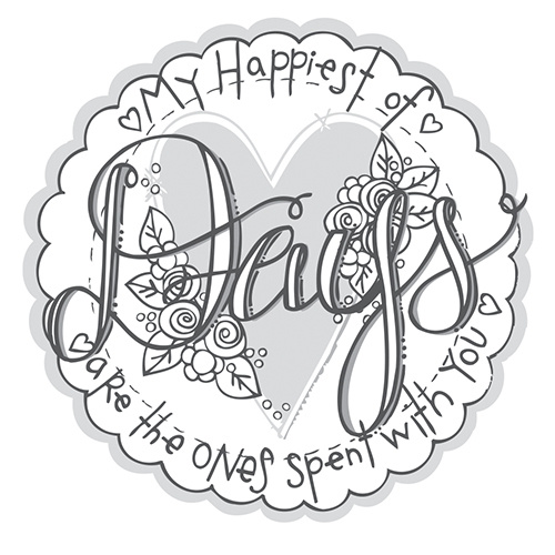 Spellbinders 3D Cling Stamp Days by Tammy Tutterow