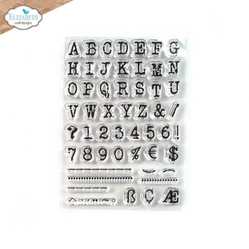 Elizabeth Craft Alphabet Stamp Set