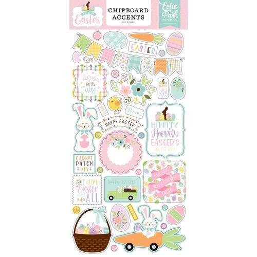 Echo Park Welcome Easter Chipboard Accents Stickers