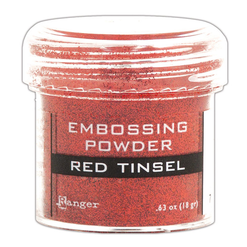 Ranger Red Tinsel Embossing Powder