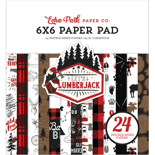 Echo Park Let's Lumberjack 6" Paper Pad