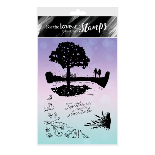 Hunkydory For the Love of Stamps Sunset Silhouettes Hand in Hand