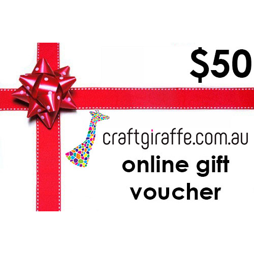 $50 Craft Giraffe Gift Voucher