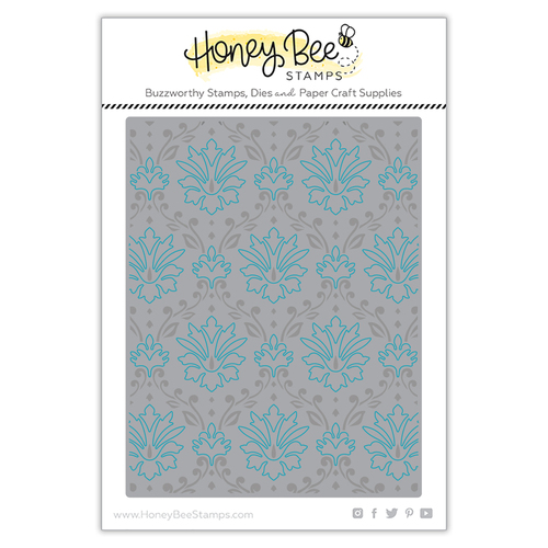 Honey Bee Damask A2 Cover Plate Honey Cuts Die