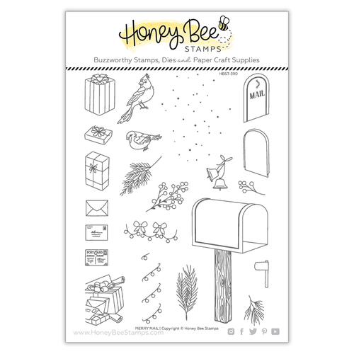 Honey Bee Merry Mail Stamp Set